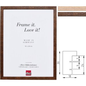 Rama lustrzana Effect 2430 z drewna dębowego –...