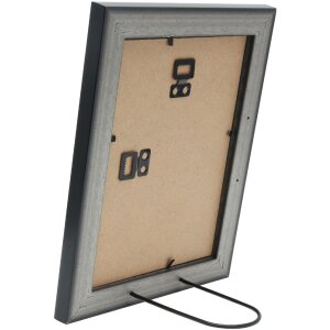 Ramka na zdjęcia Deknudt S244, brąz, 13x18 cm – drewno, szkło akrylowe, MDF