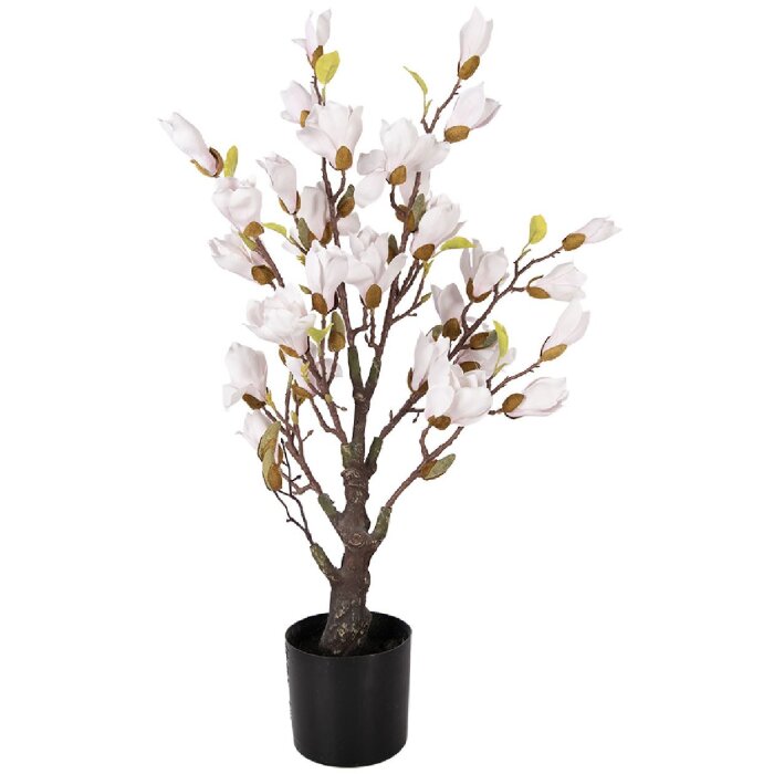 Dekoracja wisząca Magnolienbaum 20x20x75 cm – różowo-brązowa ozdoba z kwiatami