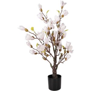 Dekoracja wisząca Magnolienbaum 20x20x75 cm – różowo-brązowa ozdoba z kwiatami