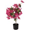 Dekoracja wisząca Bougainvillea 30x30x90 cm z różowymi kwiatami i zielonymi liśćmi – Clayre & Eef