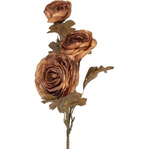 Dekoracja wisząca Clayre & Eef w kształcie gałązki z kwiatami, 10x12x70 cm