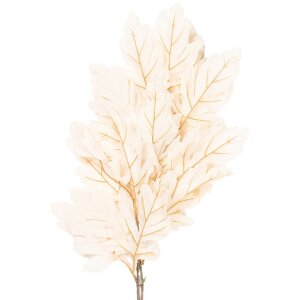 Dekoracja wisząca w kształcie gałęzi beżowo-zielona 15x22x104 cm