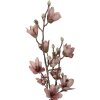 Dekoracja wisząca z gałązką i kwiatami w odcieniach różu i brązu, 12x15x92 cm – Clayre & Eef