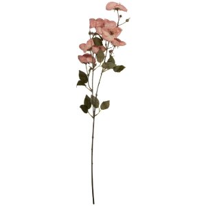 Dekoracja gałązka z kwiatami w odcieniach różu i...