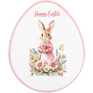 Talerz stołowy Clayre & Eef, biały z delikatnym...