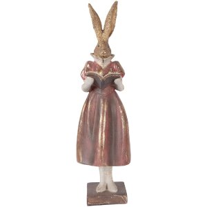 Dekoracja wisząca w kształcie królika z czerwonymi...