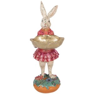 Dekoracja wisząca królik z miseczką –...
