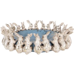 Miska ozdobna z królikami Ø23x7cm,...