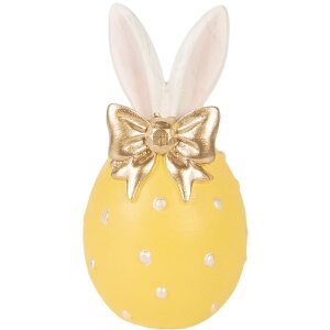 Dekoracja w kształcie jaja żółto-biała Ø...
