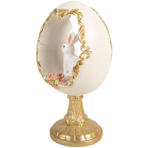 Dekoracja w kształcie jaja z motywem królika...