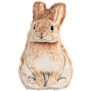 Kieszonkowy poduszeczek z królikiem Clayre & Eef, brąz bianco, 13x5x25 cm