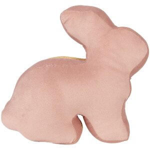 Kissen do przeszkadzania drzwi z zajączkiem, różowo-złoty, 29x10x27 cm – Clayre & Eef