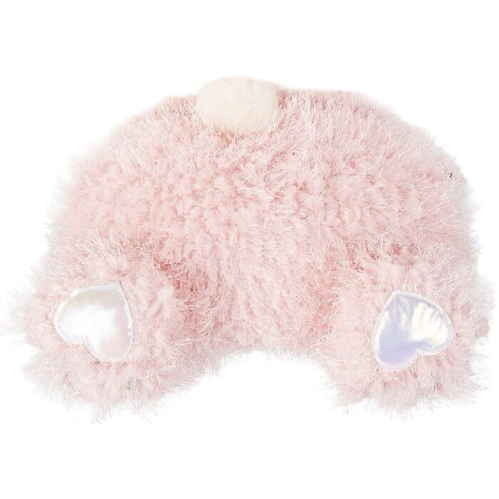 Poduszka w kształcie królika Clayre & Eef, 38x14x27 cm, różowo-biała