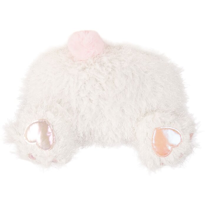 Poduszka z królikiem Clayre & Eef – biało-różowa, 38x14x27 cm