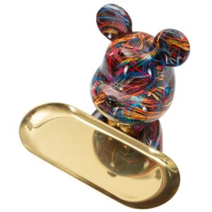 Figurka do zawieszenia CANE PSYCO z półką w kolorze wielobarwnym 22,5 cm