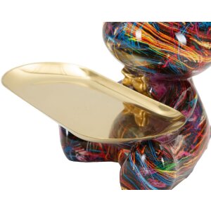 Figurka do zawieszenia CANE PSYCO z półką w kolorze wielobarwnym 22,5 cm