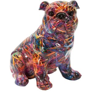 Figurka dekoracyjna BULL DOG PSYCO – styl pop-art, Mauro Ferretti