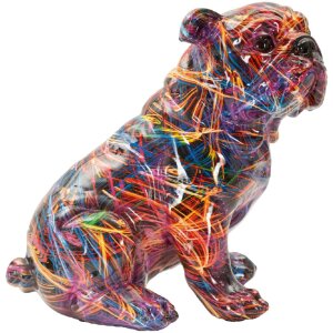Figurka dekoracyjna BULL DOG PSYCO – styl pop-art, Mauro Ferretti