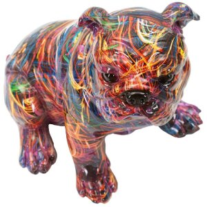 Figurka dekoracyjna BULL DOG PSYCO – styl pop-art, Mauro Ferretti