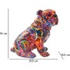 Figurka dekoracyjna BULL DOG PSYCO – styl pop-art, Mauro Ferretti