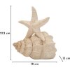 Figurka do zawieszania STELLA MARINA SAND – muszla z gwiazdą morza w stylu nadmorskim