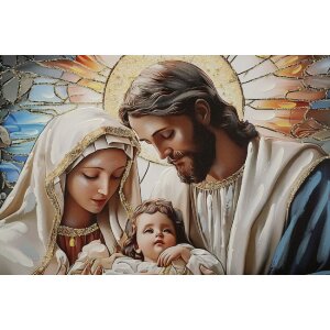 Obraz na płótnie NATIVITÀ Mauro Ferretti z ramą, 102x4x72 cm