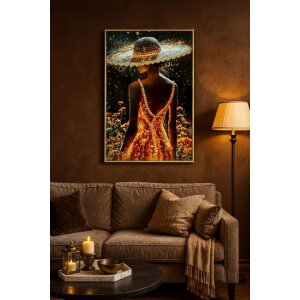 Obraz na płótnie Mauro Ferretti ILLUMY z ramą 62x3,5x92 cm