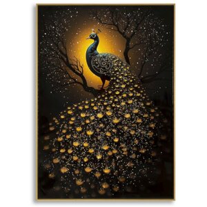 Obraz na ścianę „Pfaun” od Mauro Ferretti – dekoracja ścienna z ramą 70x100 cm