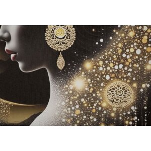 Wandbild "Inda" Mauro Ferretti z LED – dekoracyjna obrazówka z ramą 60x90 cm