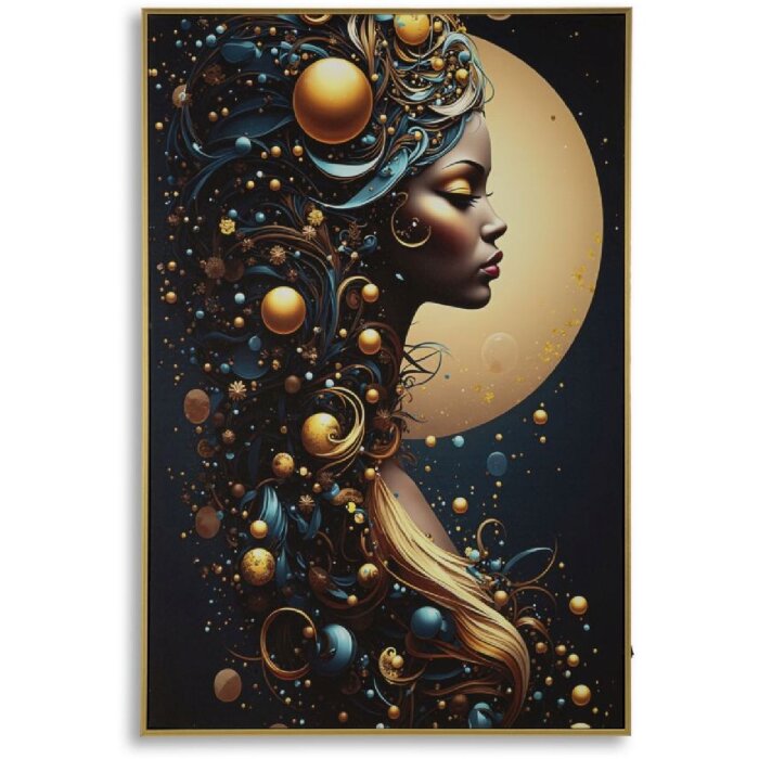 Obraz na ścianę „Minerva” z LED – ramka 60x90 cm, Mauro Ferretti