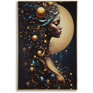 Obraz na ścianę „Minerva” z LED – ramka...