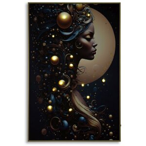 Obraz na ścianę „Minerva” z LED – ramka 60x90 cm, Mauro Ferretti