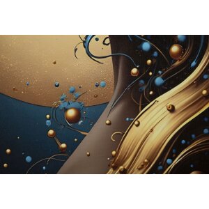 Obraz ściana "Minerva" z LED – płótno z ramą 60x90 cm, Mauro Ferretti