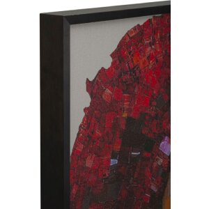Obraz ścienne "Afro" Mauro Ferretti z LED – 3D aplikacja, 60x90 cm