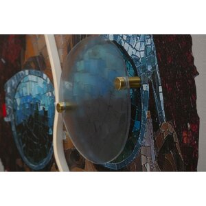 Obraz ścienne "Afro" Mauro Ferretti z LED – 3D aplikacja, 60x90 cm