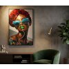 Obraz ścienne "Afro" Mauro Ferretti z LED – 3D aplikacja, 60x90 cm