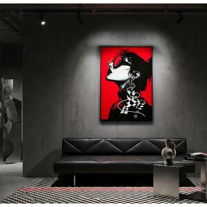 Obraz ścienne „Psyco” z LED od Mauro Ferretti – 60x90 cm, 3D aplikacja