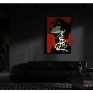 Obraz ścienne „Psyco” z LED od Mauro Ferretti – 60x90 cm, 3D aplikacja