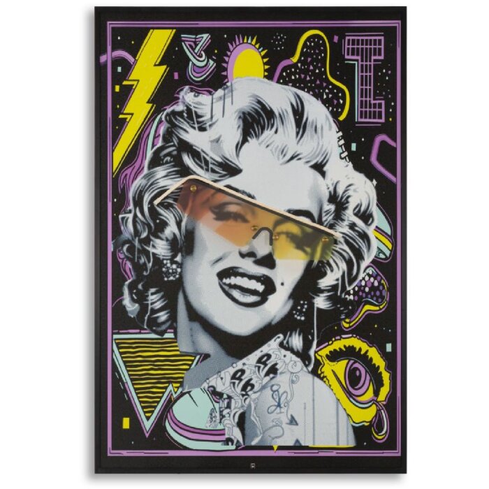 LED obraz na płótnie „Marilin” 60x90 cm – 3D aplikacja z szkła akrylowego