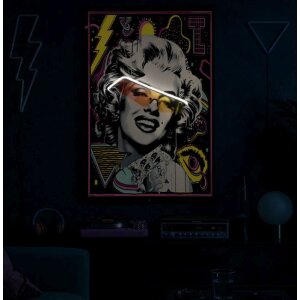 LED obraz na płótnie „Marilin” 60x90 cm – 3D aplikacja z szkła akrylowego
