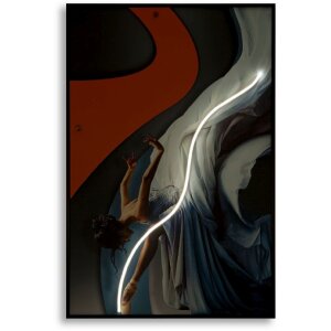 Obraz LED na płótnie „Tancerka” 60x90 cm – z efektem 3D szkła akrylowego od Mauro Ferretti