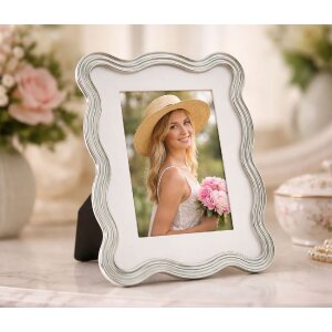 Ramka na zdjęcia "Elizabeth" 15x20 cm, jasnoniebieska – Mauro Ferretti