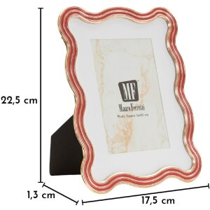 Ramka na zdjęcia „Elizabeth” 15x20 cm, czerwona – Mauro Ferretti