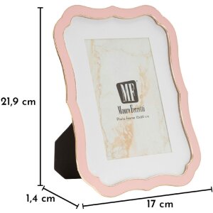 Ramka na zdjęcia "Margot" 15x20 cm, różowa – Mauro Ferretti