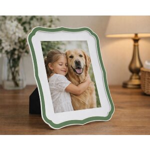 Ramka na zdjęcia "Margot" 20x25 cm, zielona od Mauro Ferretti