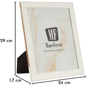 Ramka na zdjęcia "Molly" 20x25 cm, biała – Mauro Ferretti