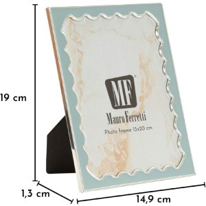 Ramka na zdjęcia „Juliette” 12,5x17,5 cm, jasnoniebieska – Mauro Ferretti