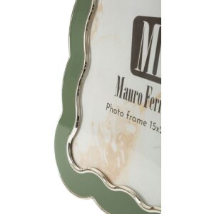 Ramka na zdjęcia "Charlotte" Mauro Ferretti, zielona, 12,5x17,5 cm