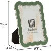 Ramka na zdjęcia "Charlotte" Mauro Ferretti, zielona, 12,5x17,5 cm